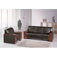 ISO-zertifiziertes Büromöbel-Leder-Sofa-Set